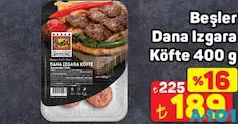BEŞLER DANA IZGARA KÖFTE 400 G